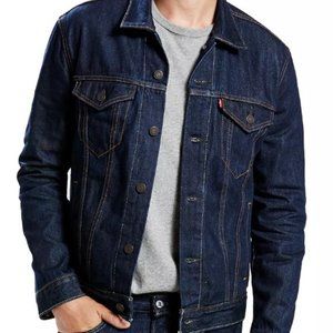 Men's Levi's® Trucker Denim Jacket- Dark Blue LIKE NEW!